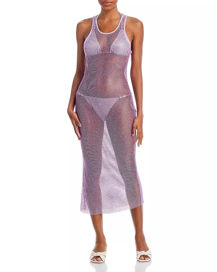 Fergie Crystal Mesh Dress Swim Cover-Up | Bloomingdale's (US)
