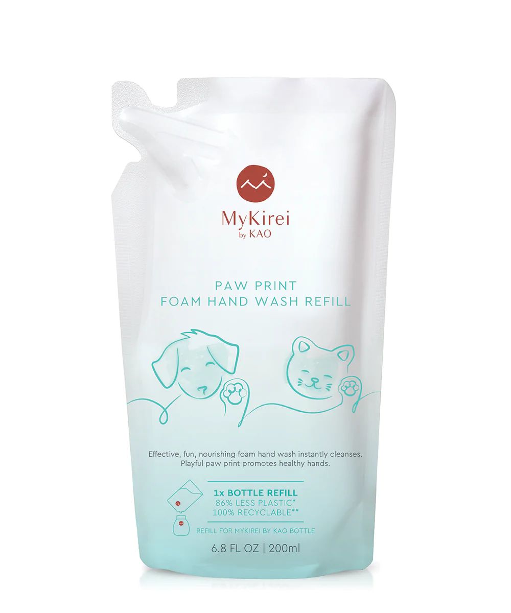 Paw Print Foam Hand Wash Refill | MyKirei By KAO