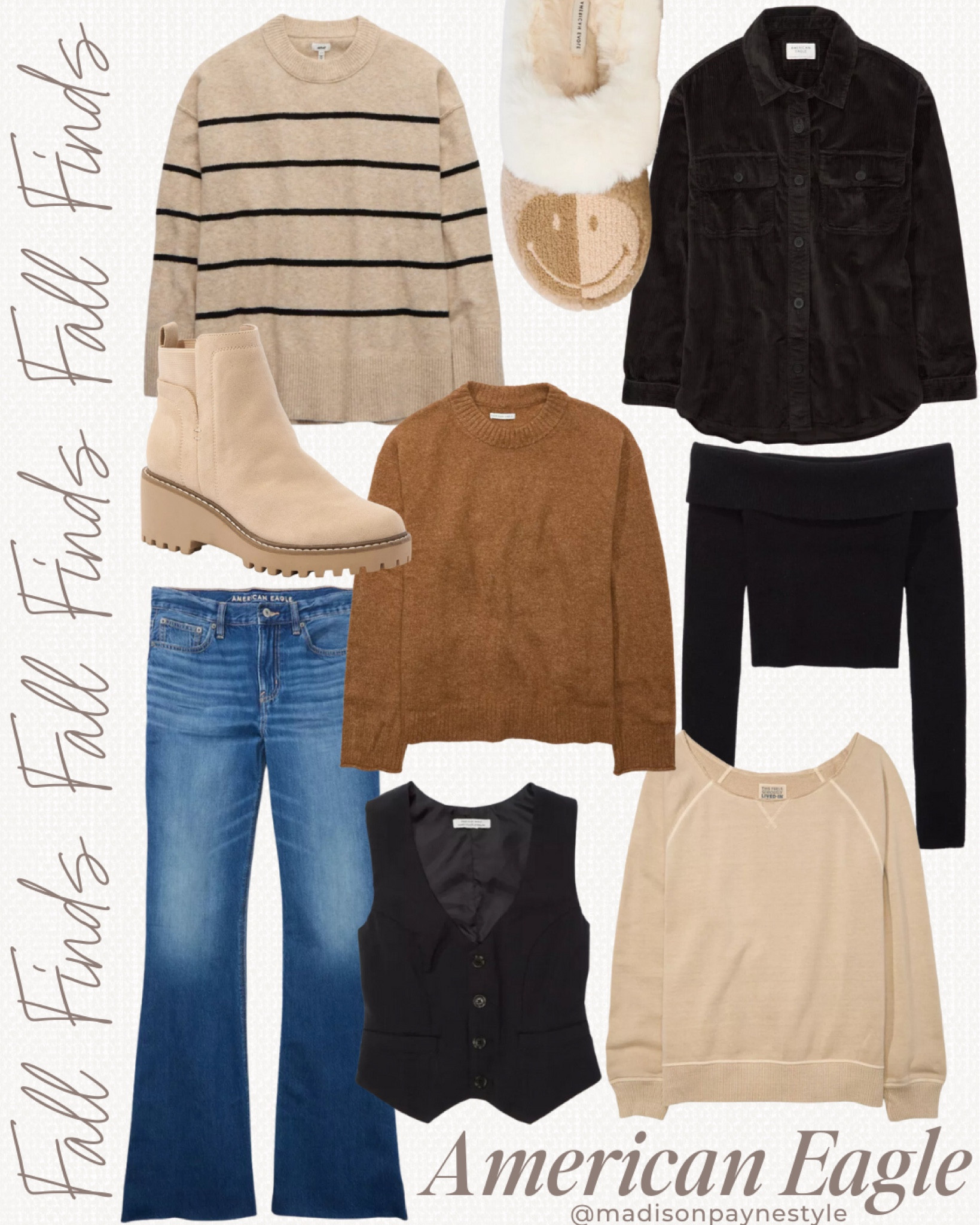 AMERICAN EAGLE FALL OUTFITS 🍂 currently on sale & 25% off sitewide with the LTKSale! Use code AEFALL25 at checkout! More sale items linked below!

American Eagle, LTKSale, American Eagle Sale, Fall Outfits, American Eagle Fall Outfit, AE, Madison Payne

#LTKsalealert #LTKSale #LTKSeasonal