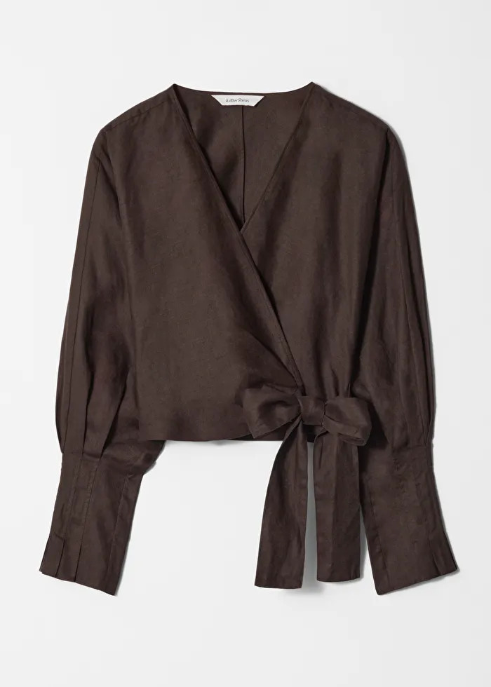 Linen Wrap Blouse | & Other Stories - US
