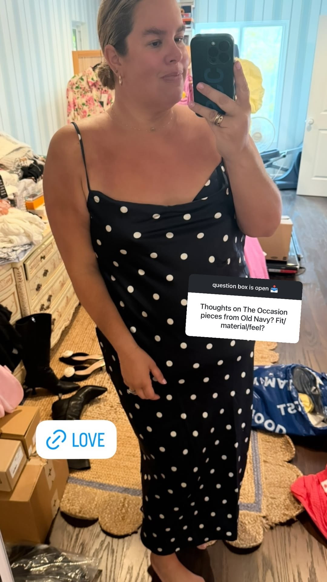 Another dress from Old Navy’s The Occasion collection that I LOVE. Polka dots are so in

#LTKSeasonal #LTKStyleTip