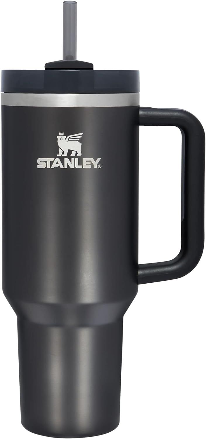 Stanley Quencher H2.0 FlowState Stainless Steel Vacuum Insulated Tumbler with Lid and Straw for W... | Amazon (UK)