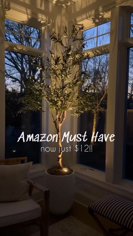 Obsessed with this Amazon home find!! Looks amazing with my favorite faux olive tree that's also from Amazon! The accent light is only $12 and is such a cozy vibe at night!!  ✨
(6/3)

#LTKVideo #LTKStyleTip #LTKHome