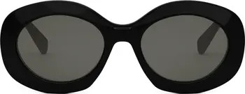 CELINE Triomphe 54mm Round Sunglasses | Nordstrom | Nordstrom
