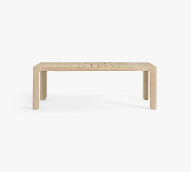 Aptos Rectangular Extendable Outdoor Dining Table (87"-116") | Pottery Barn (US)