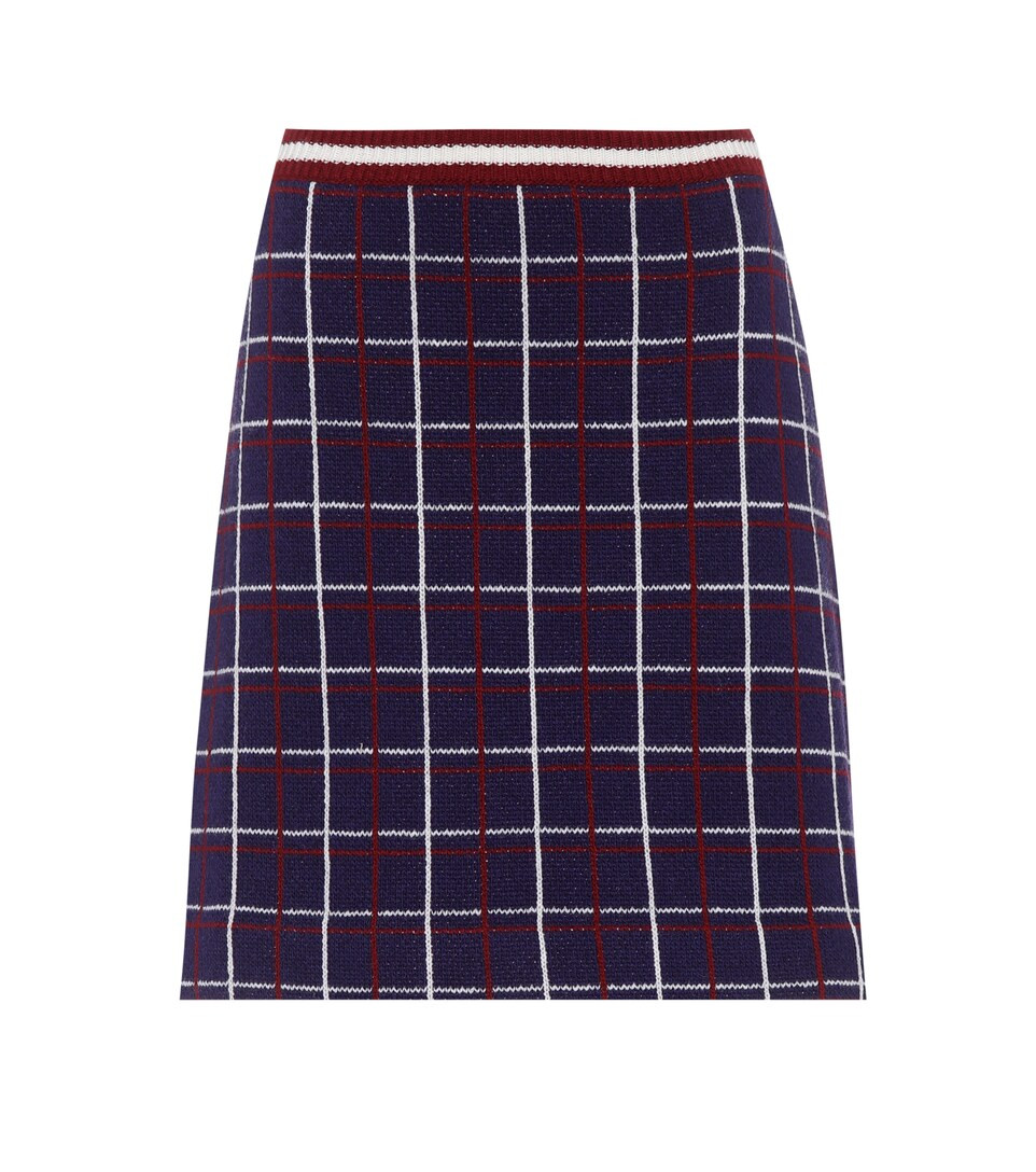울 플래드 스커트 | Mytheresa (INTL)
