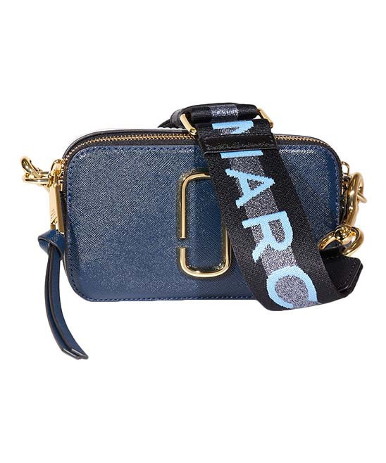 Marc Jacobs Women's Crossbodies NEW - New Blue Sea The Snapshot Leather Crossbody Bag | Zulily