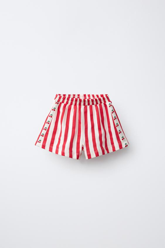 STRIPED BAND SHORTS | Zara US