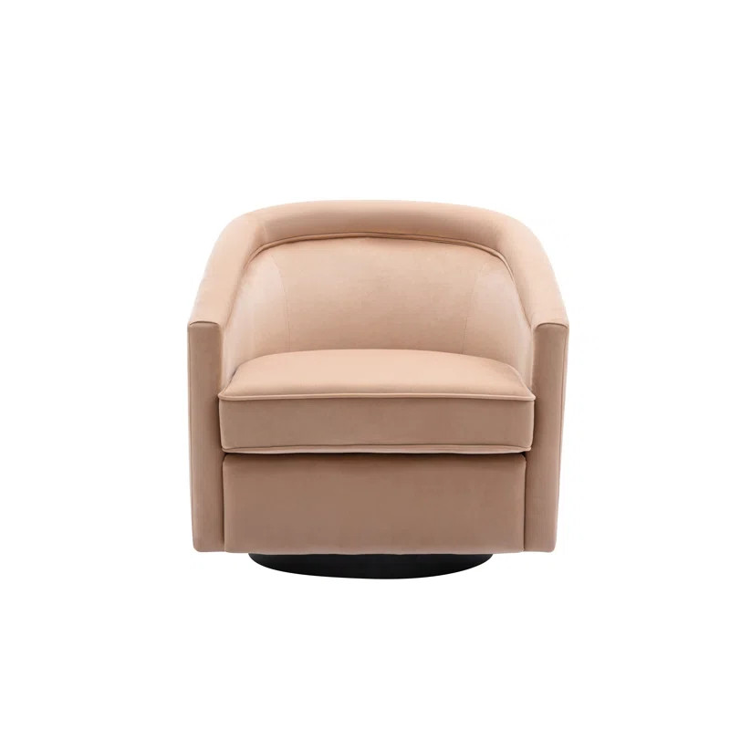 Tuers Upholstered Swivel Barrel Chair | Wayfair North America