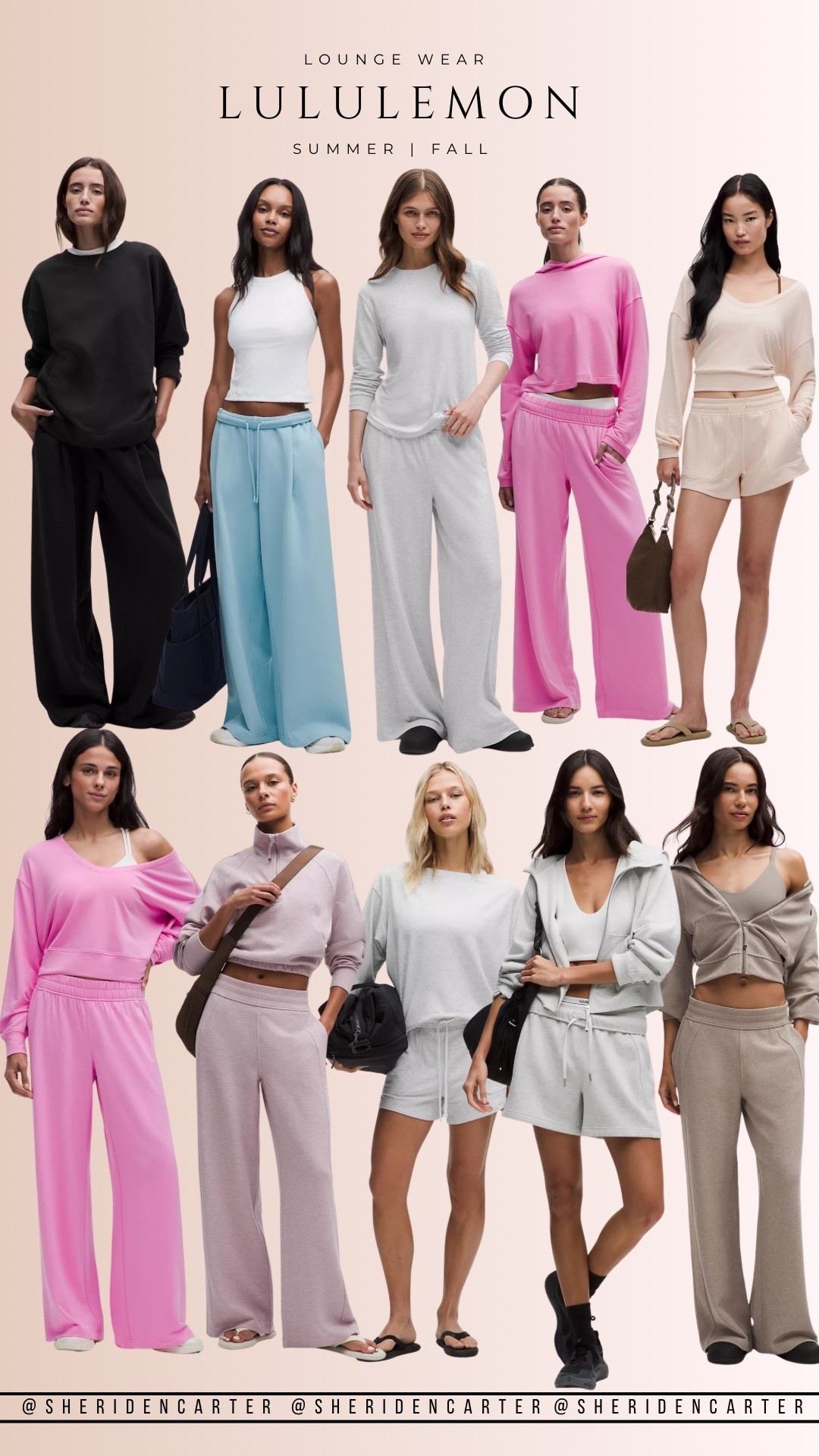 Lululemon new loungewear perfect for summer to fall transition! We all love those comfy, cute sets entering into the cozy fall season!

#LTKgrwm #LTKootd #LTKActive