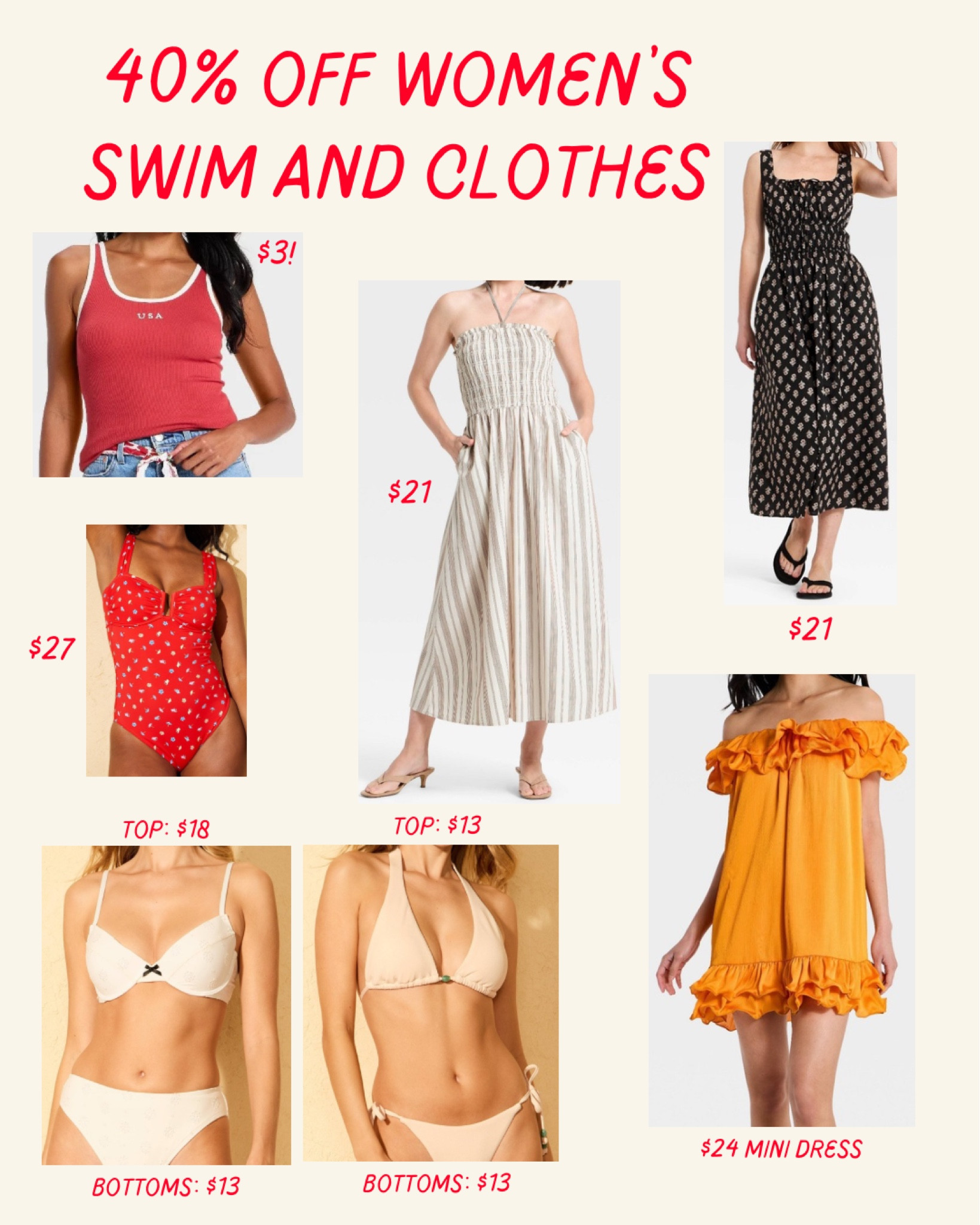 Target Deal Days! 40% off select women’s swimsuits and clothes! @Target 

#LTKootd #LTKSaleAlert