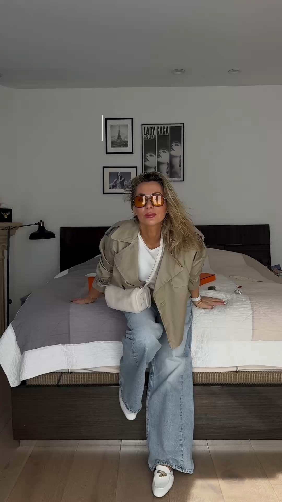 Brunch outfit 

Zara jeans 
Zara jacket 
Hermes loafers 
Furla  purse 
Banana republic white t-shirt 

#LTKgrwm #LTKootd #LTKdayinmylife