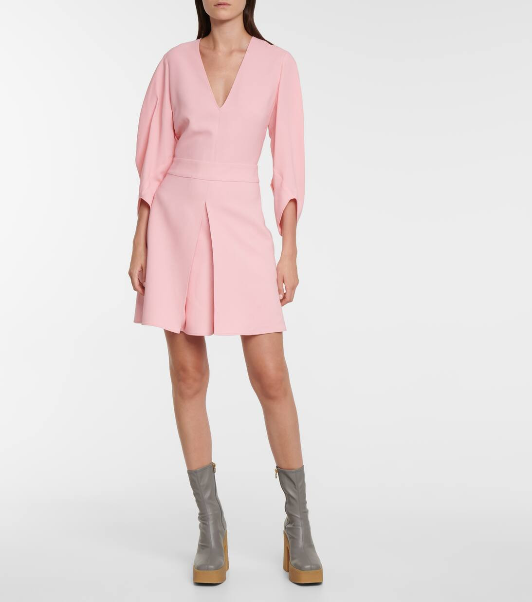 Faux leather platform ankle boots | Mytheresa (INTL)