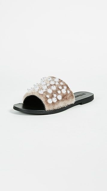 Teresa Fluffy Slides | Shopbop