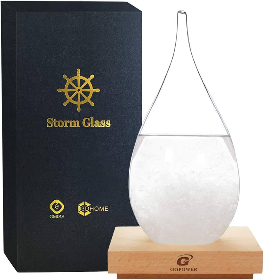 Storm Glass Weather Globe Weather Station Nordic Style Decor Weather Glass Desktop Craft Weather ... | Amazon (US)