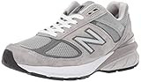 New Balance Women's Made in US 990 V5 Sneaker, Grey/Castlerock, 10.5 Wide | Amazon (US)