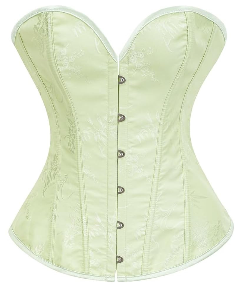 Dreay Black Women's Breathable Corset Top - Sexy See Through Mesh - Satin Overbust Lace Up - Wais... | Amazon (US)