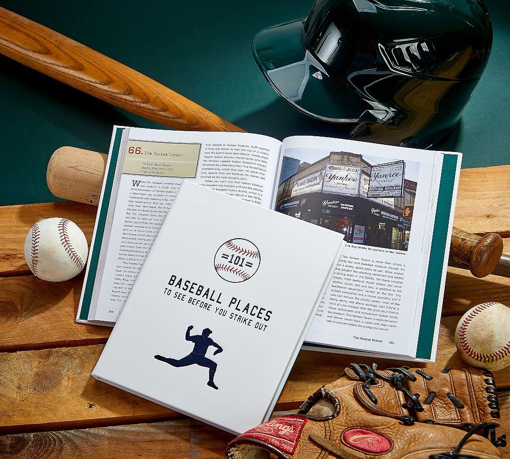 Baseball Places To See Before You Strike Out By Josh Pahigian Leather-Bound Book | Pottery Barn (US)