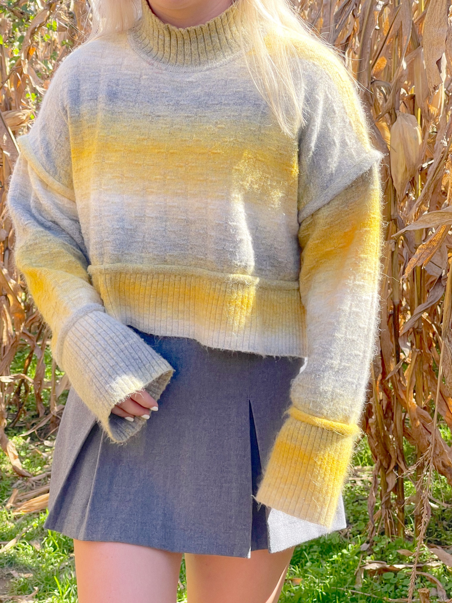 gray pleated skirt fall striped sweater crop top fall fashion anthropologie free people 

#LTKSeasonal #LTKfindsunder100 #LTKHolidaySale