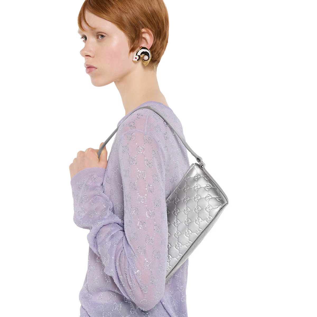 Gucci - GG Emblem small shoulder bag | Gucci (US)