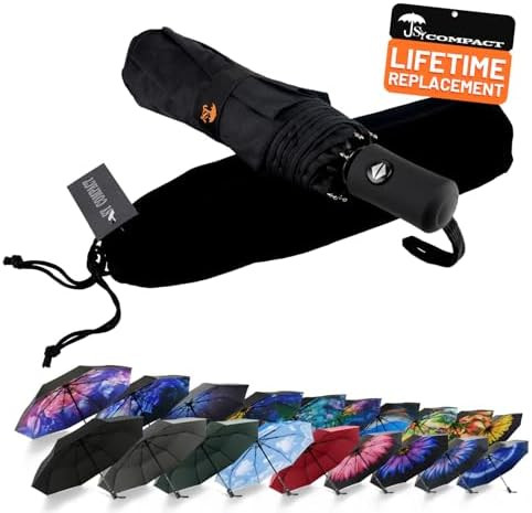 SY COMPACT Travel Umbrella Windproof Automatic Umbrellas Small Compact UV Sun Protection Factory ... | Amazon (US)