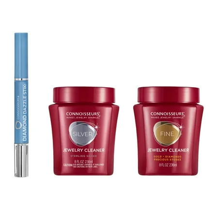 Connoisseurs Lux Jewelry Cleaning Kit for Gold Silver and Diamonds | Walmart (US)