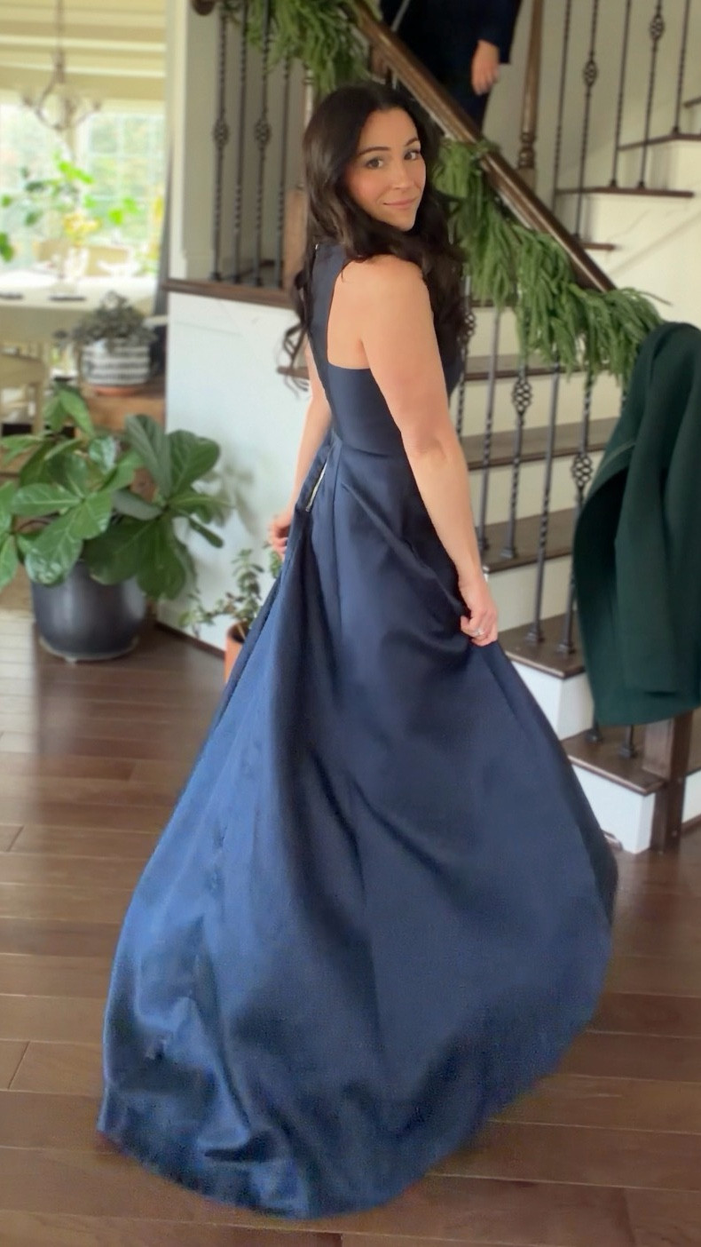 Black-tie optional wedding guest win 🖤 Wore this over the weekend and got so many compliments I had to link it. Classic, elegant, and it comes in multiple colors.

#LTKOver40 #LTKWedding #LTKootd