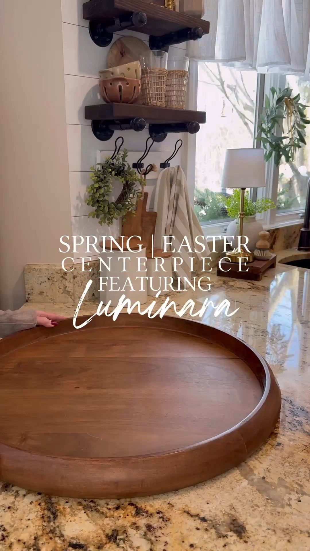 Spring | Easter Centerpiece featuring Luminara Flameless Candles

Follow @farmtotablecreations on Instagram for more cozy home finds 🤍

This spring and Easter centerpiece is the perfect way to add a warm, seasonal touch to your table. The woven bunnies, greenery, and textured accents create a beautiful layered look, all styled inside a large wood tray for an intentional, polished feel.

The Luminara flameless candles are the star — they have a realistic flicker but no heat, smoke, or wax, making them ideal for a centerpiece surrounded by florals and fabric. Cozy, safe, and easy to enjoy all season long.

#centerpiece #springdecor #easterdecor #tabledecor #homedecor #candles #flamelesscandles #decorfinds #amazonhome #traydecor

#LTKHome #LTKSeasonal #LTKSaleAlert