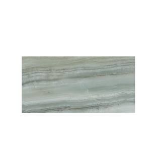 Splendor 4 x 5 in. Sage Jade Green Honed Porcelain Veincut Large Tile Sample | The Home Depot