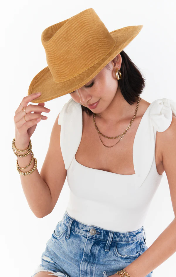 Lack of Color The Sandy Cord Cowboy Hat ~ Tan | Show Me Your Mumu