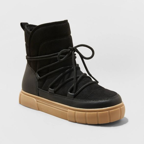 Women's Erika Lace-Up Boots - A New Day™ | Target