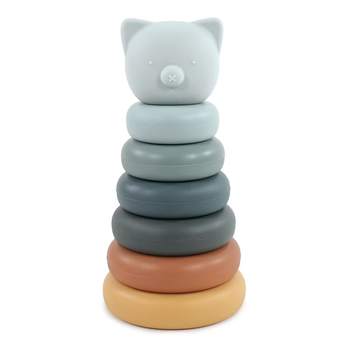 Hudson Baby Silicone Stacking Toy, Bear, One Size | Target