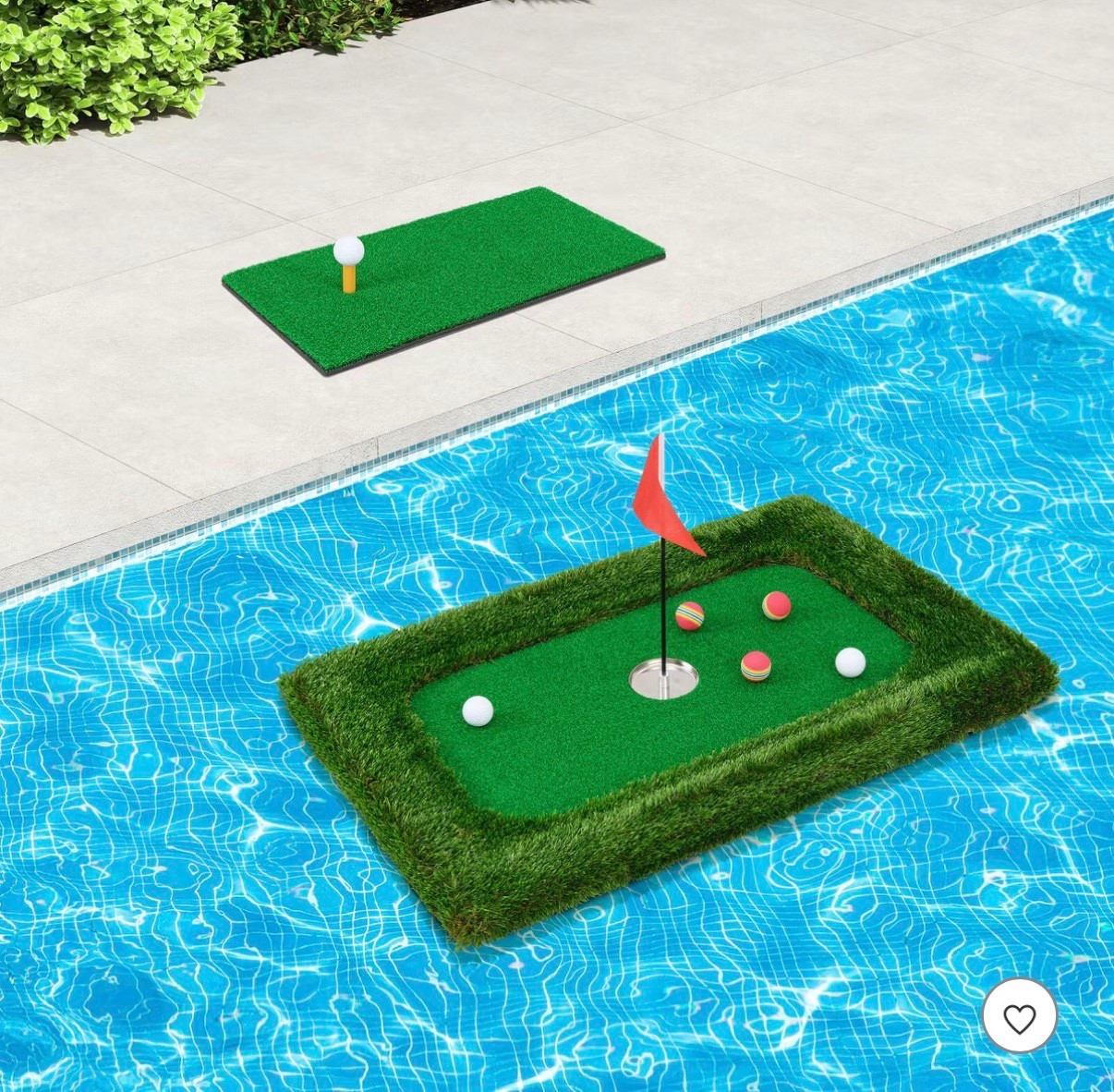 Father’s Day #pool #pooltoys #putting #poolputting