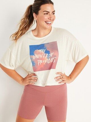 UltraLite All-Day Performance Crop T-Shirt for Women | Old Navy (US)