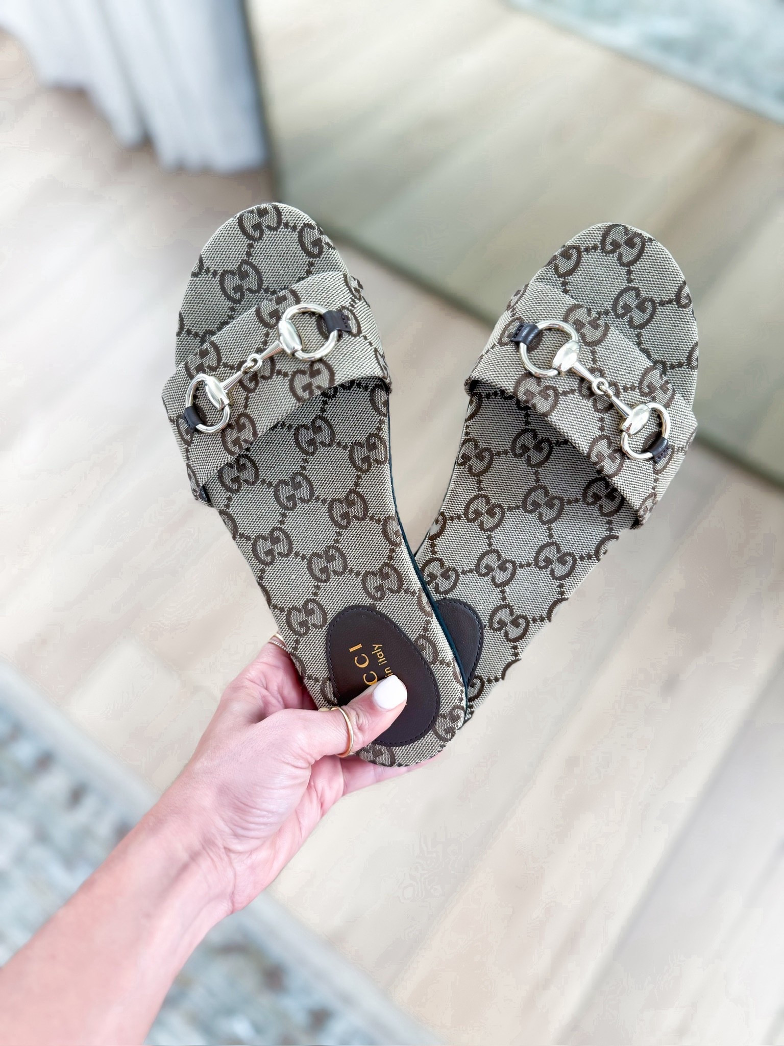 Gucci slide sandals with horsebit - I went up half a size. Resort wear, resort outfit. Vacation outfit. Spring slides. Spring shoes. Summer shoes. Summer style.


#LTKSwim #LTKootd #LTKTravel