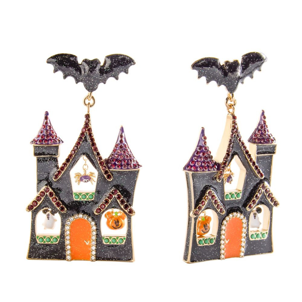 Mickey Mouse Ghost Haunted House Earrings by BaubleBar \u2013 Exclusive | Disney Store