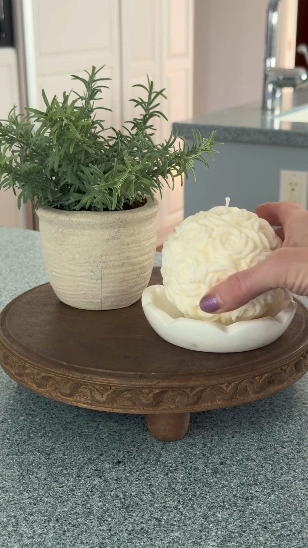 I’ve learned not to overstyle my home. Use a few pieces like this riser, a faux plant or flowers and a candle.

If it needs constant fixing, it’s not staying.

I want it to look good… and live well. 🤍
 
🏠 I share real-life decor, home finds, and organization for spaces that are pretty, not perfect. 💫

#LTKHome #LTKdayinmylife