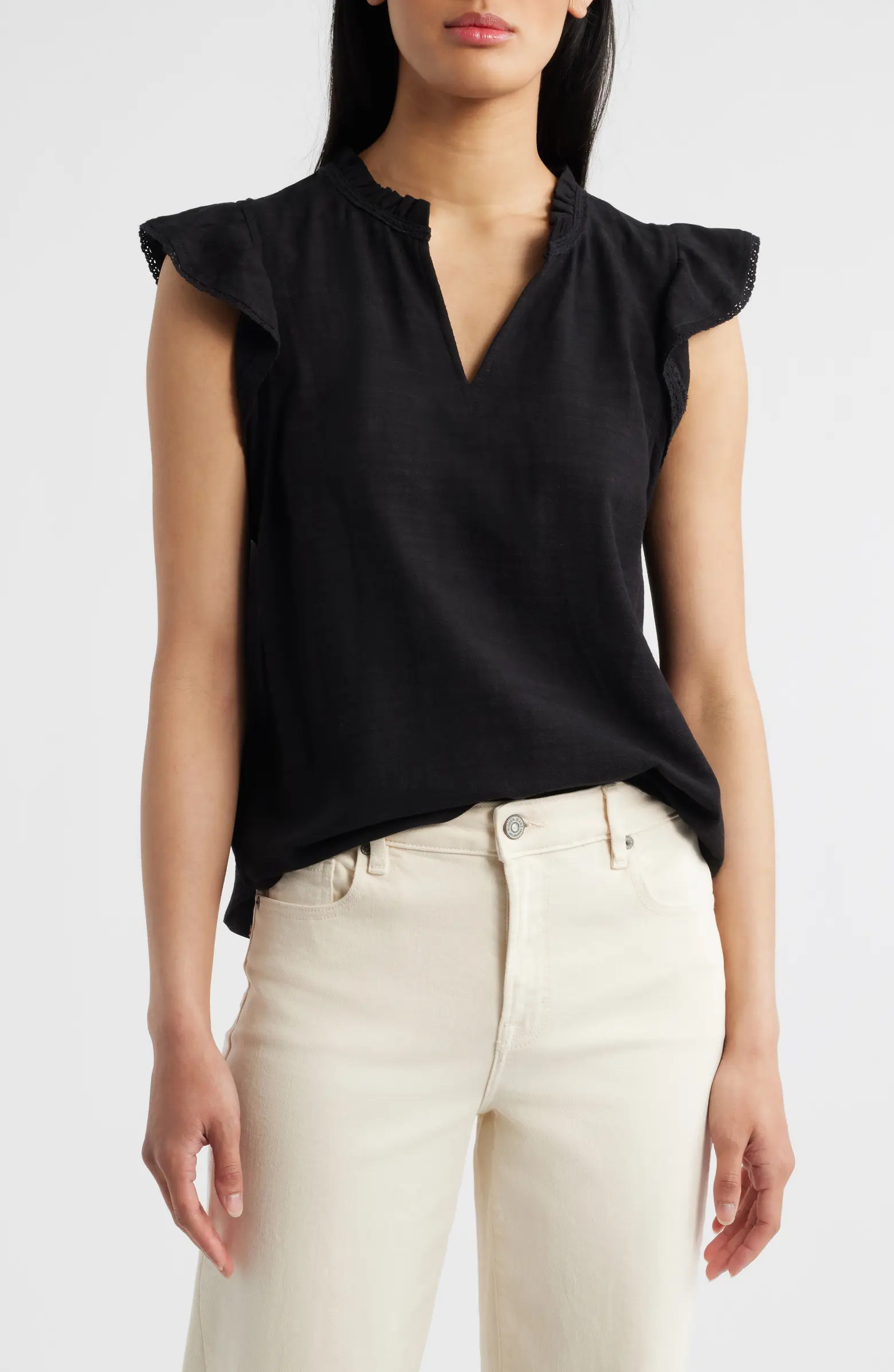 Flutter Sleeve Top | Nordstrom