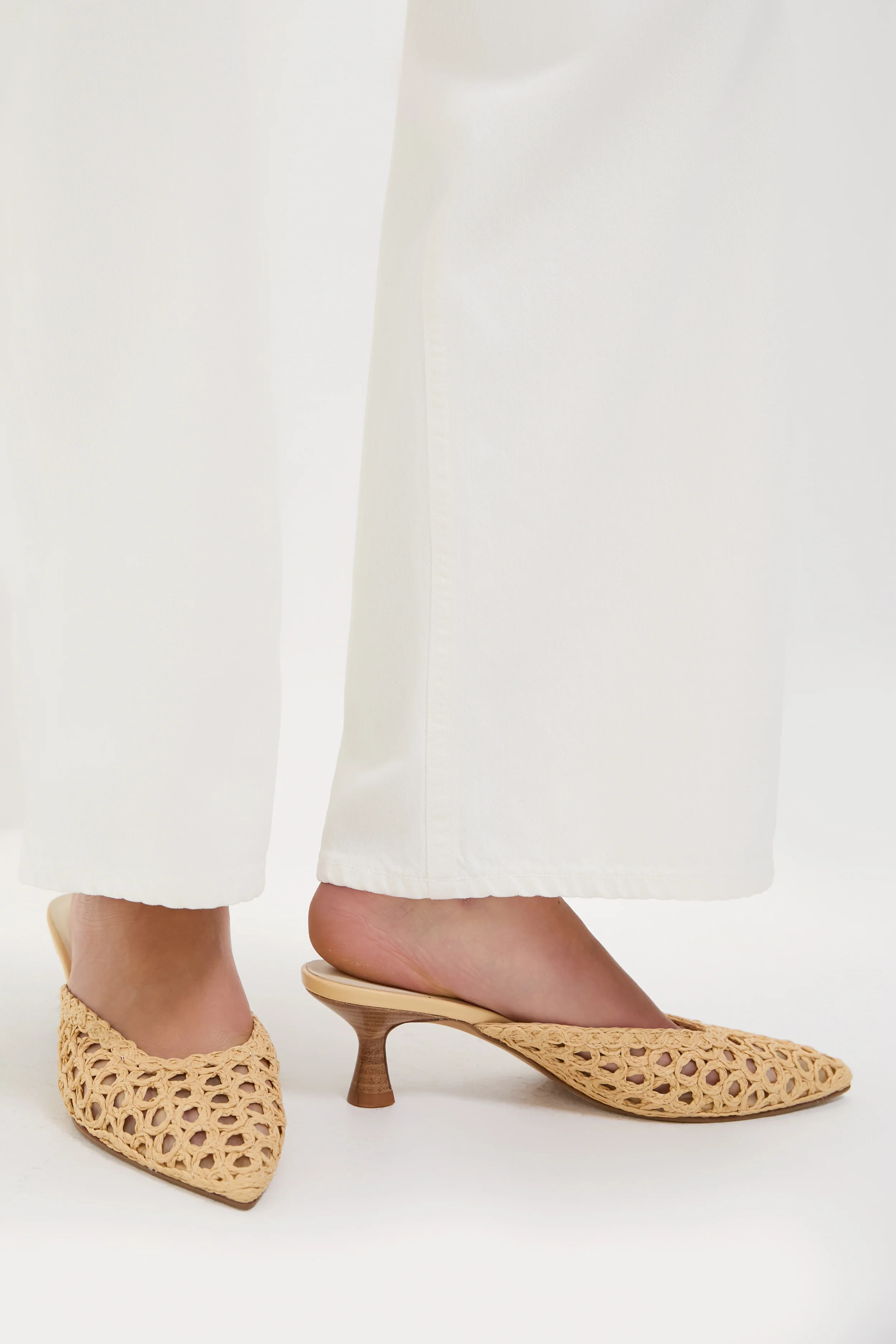 Natural Cleo Loop Heels | Tuckernuck (US)