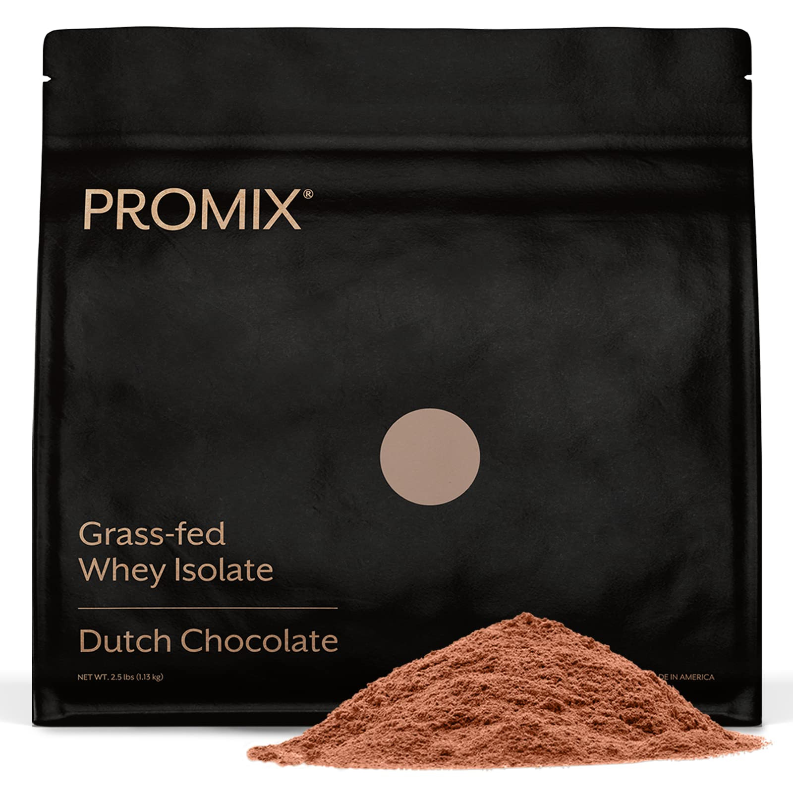 Promix Whey Protein Isolate Powder, Chocolate - 2.5lb - Grass-Fed & 100% All Natural - ­Post Wor... | Amazon (US)