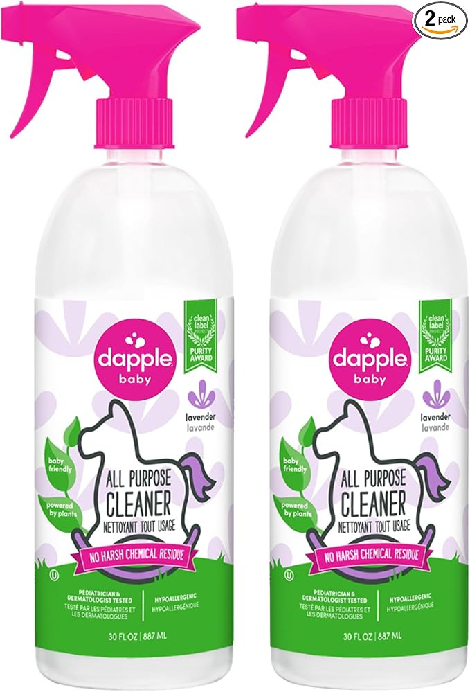Dapple Baby All Purpose Cleaning Spray, Hypoallergenic for Toys, High Chairs, Swings, Counters, P... | Amazon (US)