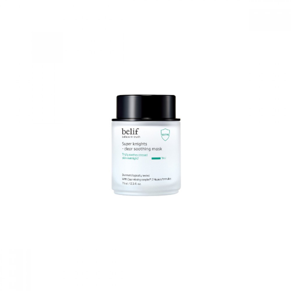 Belif - Super Knights - Clear Soothing Mask - 75ml | STYLEVANA
