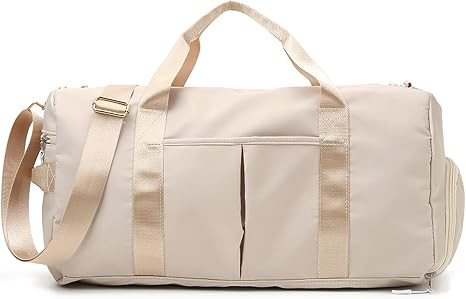 Sports Gym Bag for Women Travel Duffel Bag with Wet Pocket and Shoes Compartment for Training Swi... | Amazon (US)