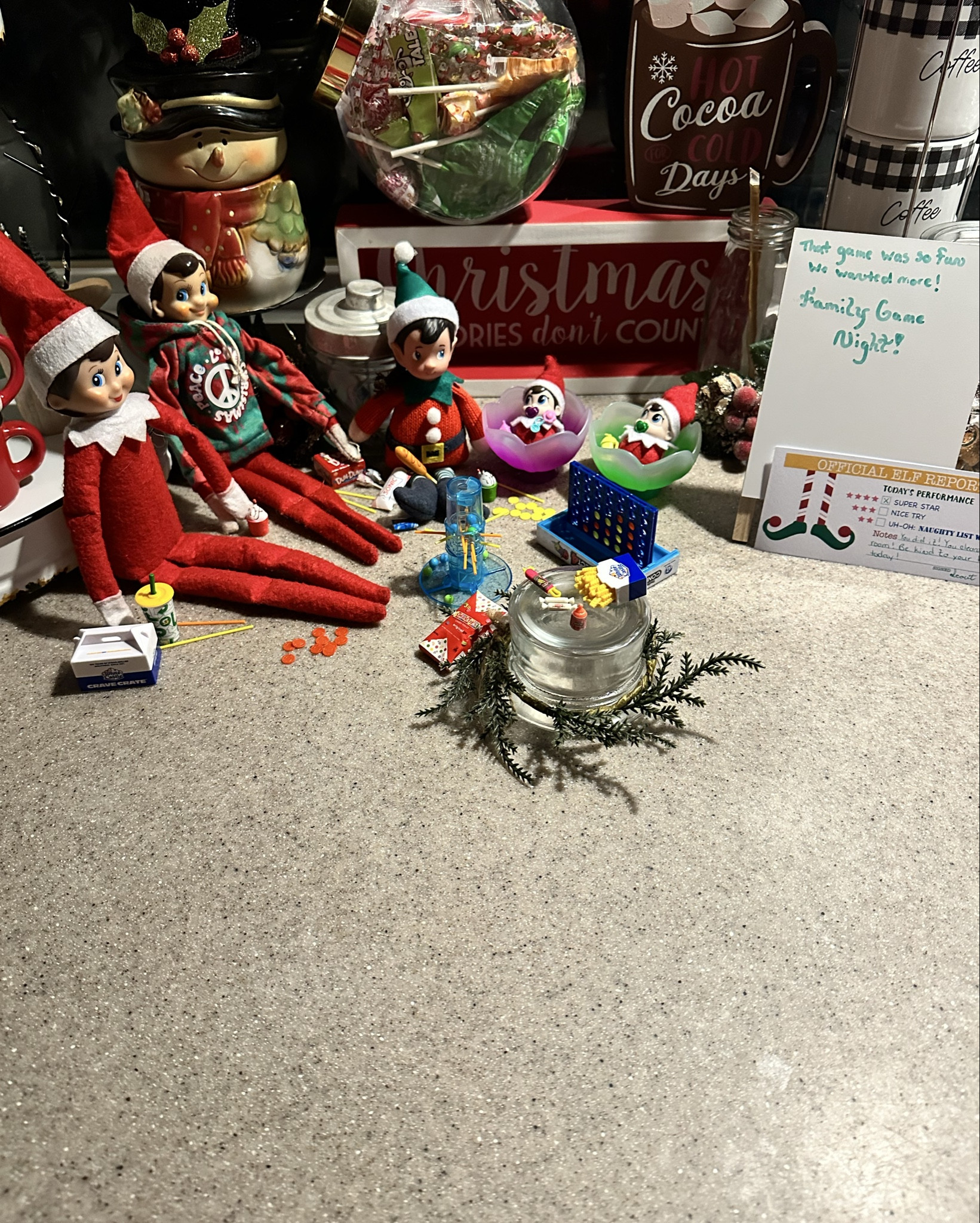 Elf on the Shelf idea! Family game night! I use mini brands and the world’s smallest line of toys to spruce up our elves’ adventures. 

#LTKHoliday #LTKKids #LTKSeasonal