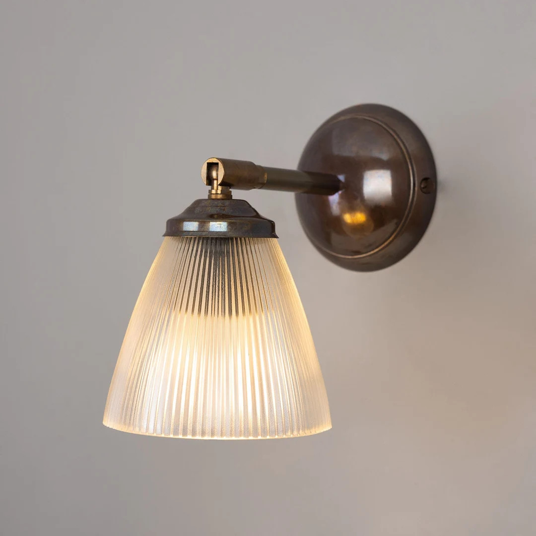 Gadar Vintage Prismatic Glass Swivel Wall Light - Etsy Canada | Etsy (CAD)