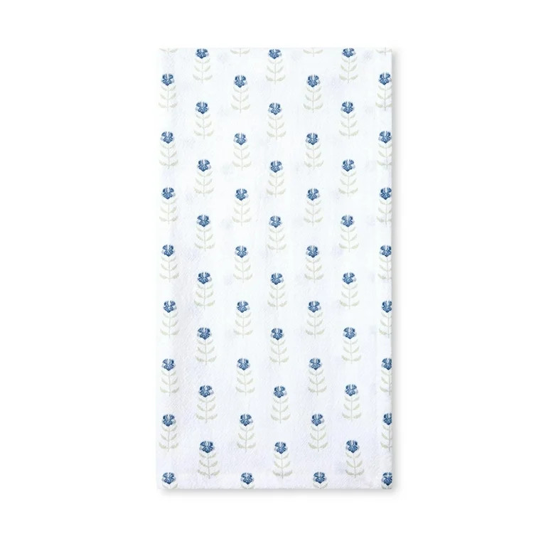 (2 pack) Beautiful Home by Drew Barrymore 1-Piece Printed Floursac Cloth, Cornflower Blue, 30"W x... | Walmart (US)