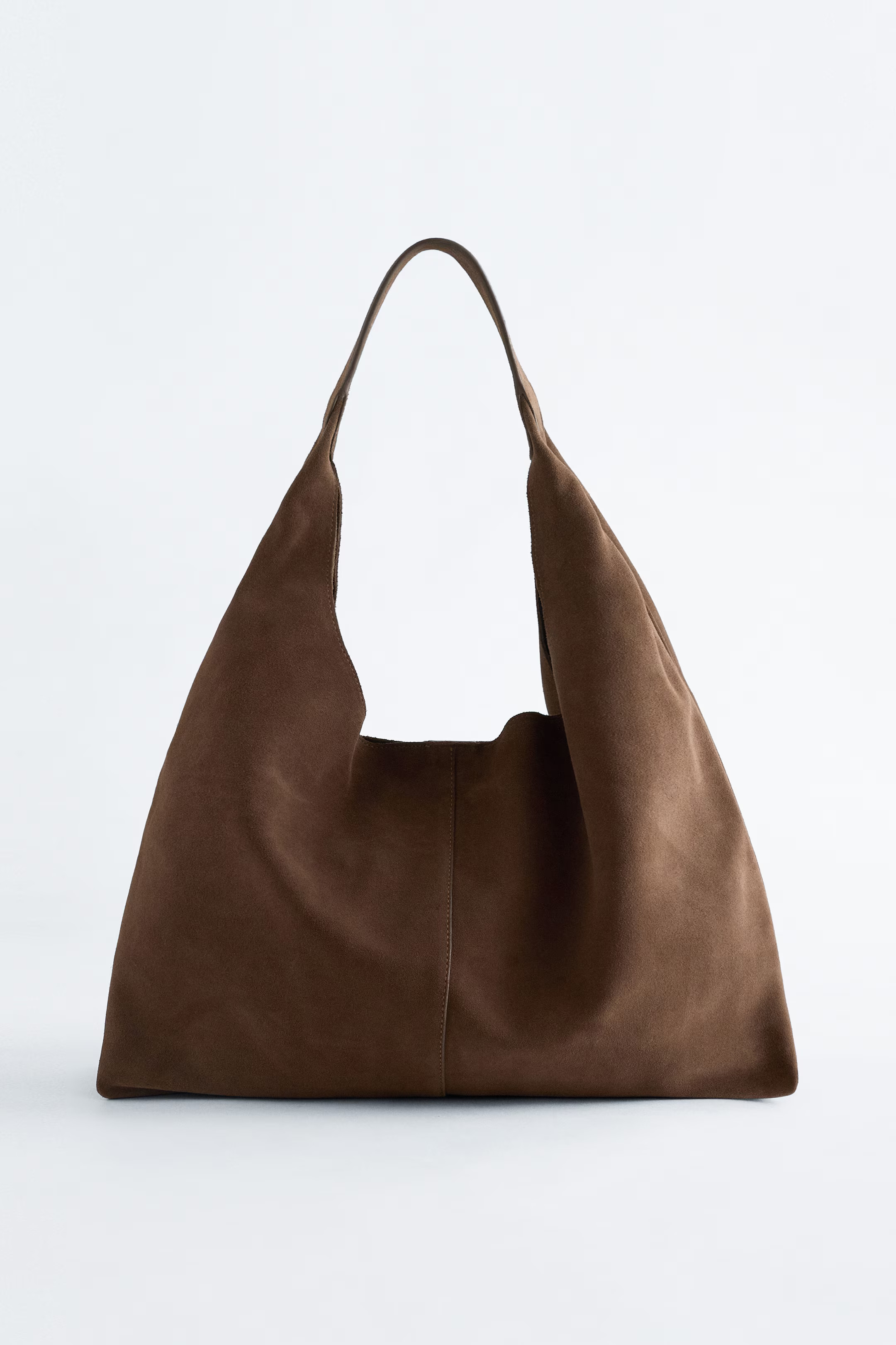 Bolso tipo tote grande de ante | H&M (FR, IT, ES, PT, BE)