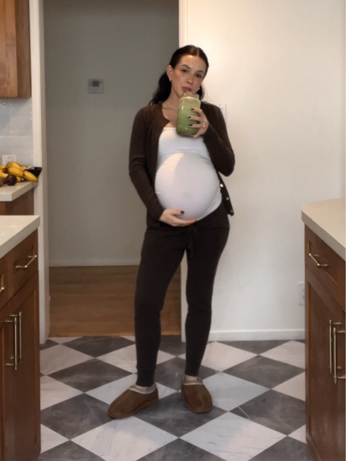 Cashmere Set 🥥 

pregnancy style / casual pregnant ootd / dress the bump / bump fit / bump style / maternity ootd / maternity style / cozy pregnant ootd

#LTKbump #LTKbaby