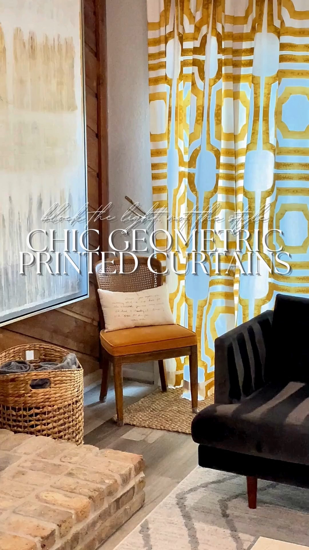 Transform your space with style and comfort!

Add a touch of modern elegance to your home with our Geometric Printed Curtains — crafted from 100% premium cotton and designed to blend beauty with function. 🌿

These room-darkening curtains block 60–65% of sunlight, offering the perfect balance of light control and privacy for your living room, bedroom, or kids’ room. With versatile hanging options—rod pocket, hook belt, or back tab—you’ll get a flawless fit every time.

🛋️ Cozy. Stylish. Functional.
Perfect for any home looking to elevate its decor with a warm, contemporary touch.

👉 Shop now and give your windows the upgrade they deserve! 
🎁 Shop now on LTK |
https://www.shopltk.com/explore/Elizabeth_Greever
🎁See our stories for link


Follow us for more:
Inspiration 💫
Links to favorite materials 💚
Before & Afters 👏🏻
Shop & get inspired 👇🏻



#eversancooperdesign #livingroomdecor #bedroomdesign #HomeMakeover #windowdecor #curtainstyle



#LTKHome #LTKSeasonal #LTKSaleAlert