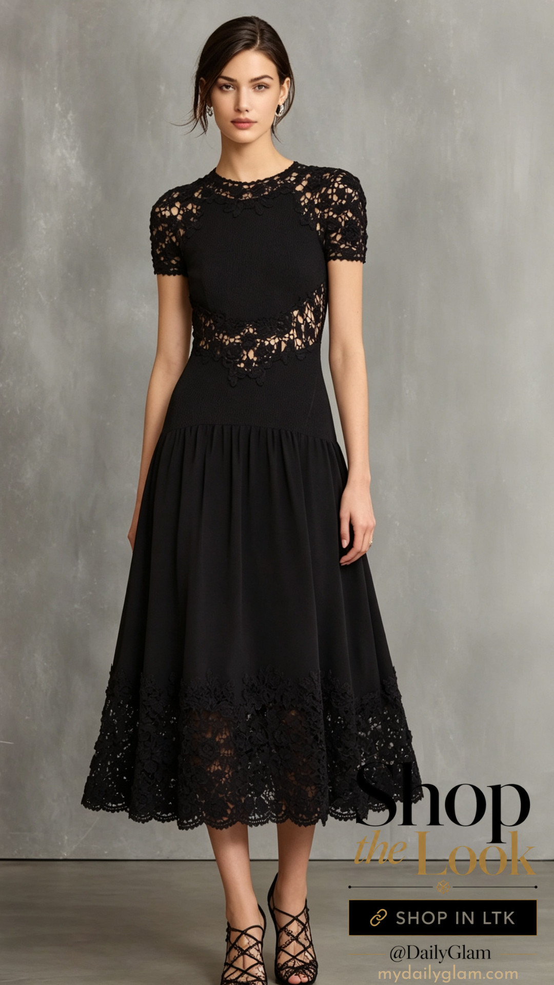 Boho‑Chic Black Lace Maxi Dress for Autumn 

 #LTKootd #LTKOver40 #LTKWedding